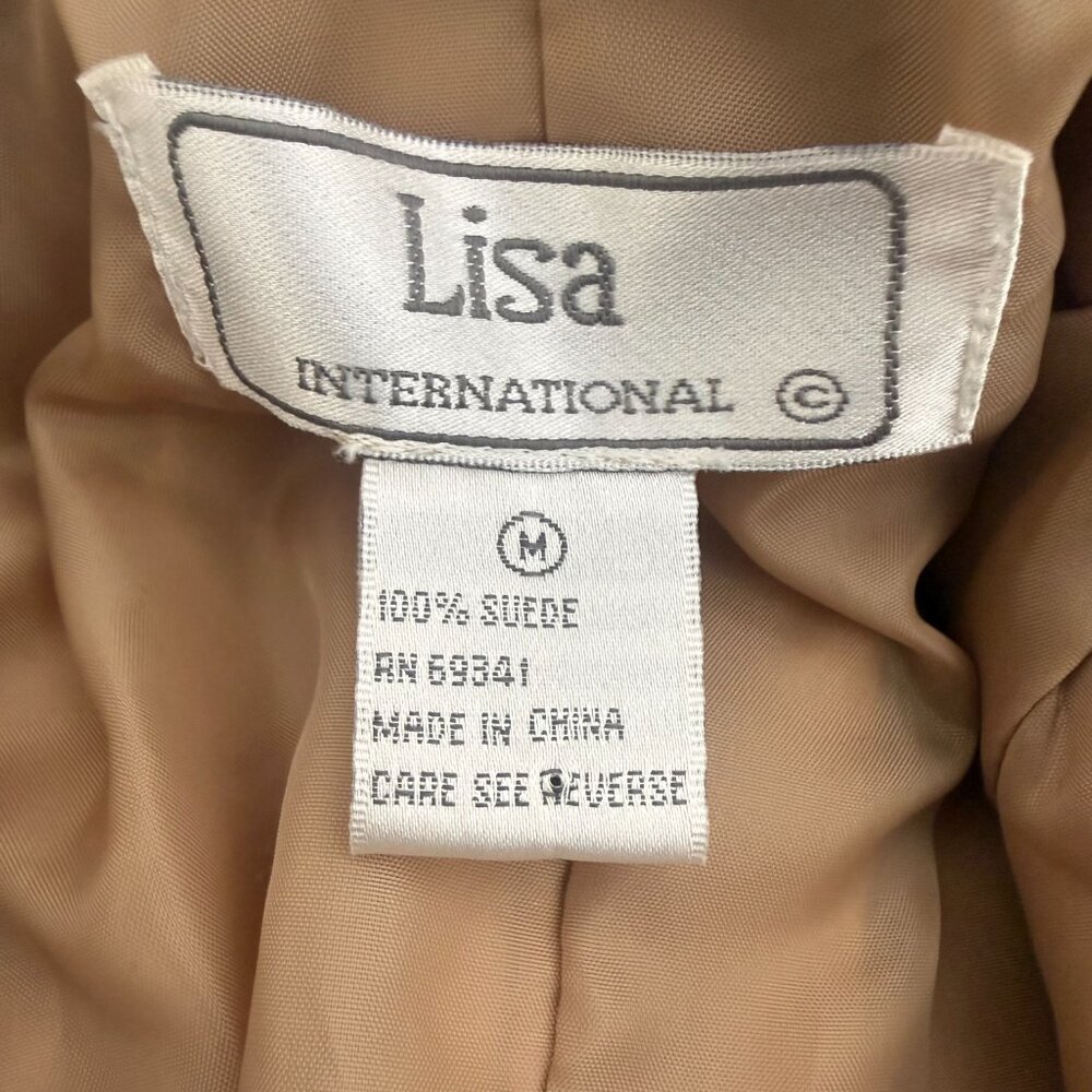 Vintage Lisa International Tiger Suede Jacket | Size M - Picture 13 of 13